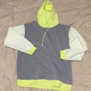 Bright/light multi colored kangaroo pocket hoodie